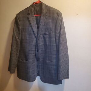 Collection by michael strahan plaid sports coat size 44r